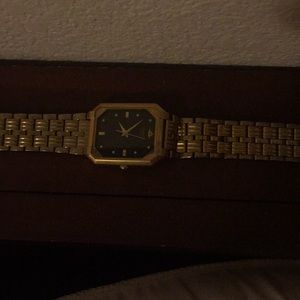 Golden Seiko quarts watch
